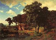 Albert Bierstadt A Rustic Mill oil painting picture wholesale